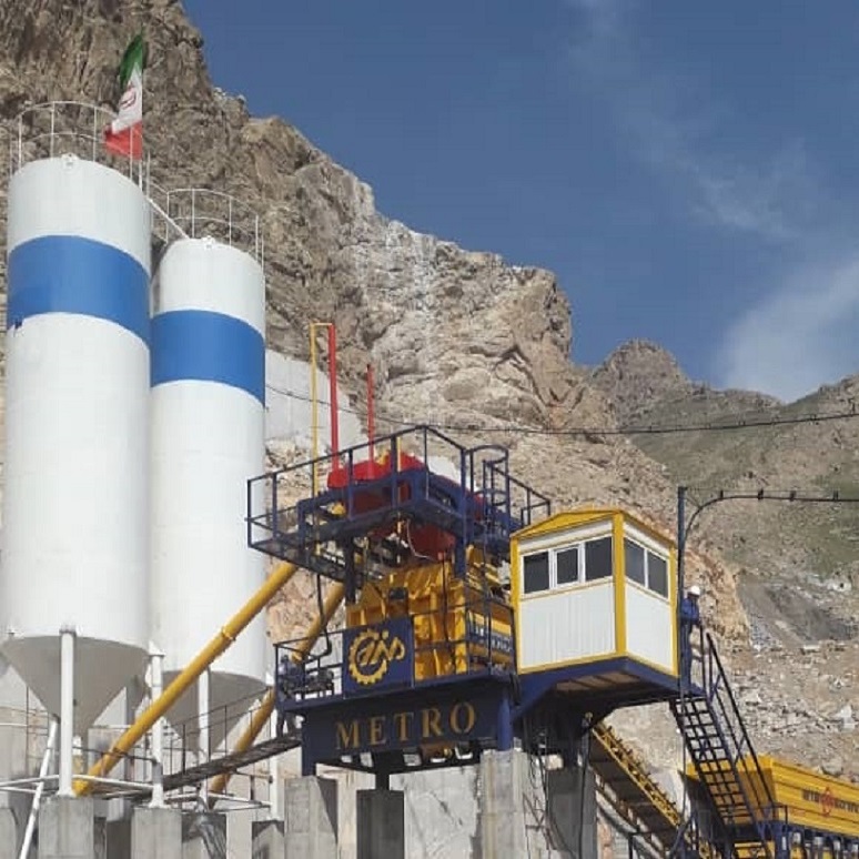 Full automatic Batching Plant-shahre kord-Ahmadiye Company